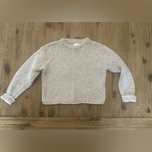Zara Toddler girls Soft Gray Sweater 2-3 years